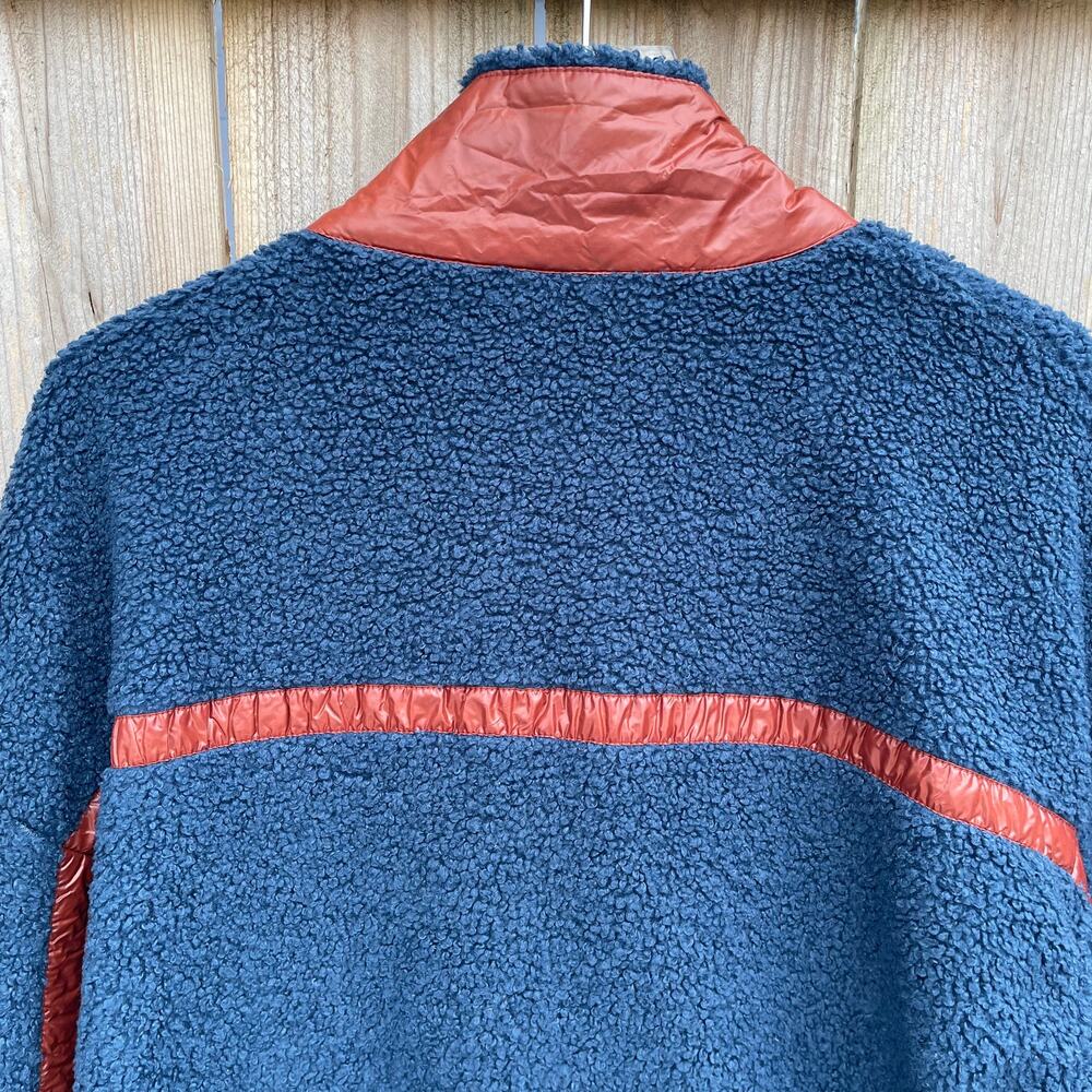 Fabletics Jacket Pullover Larissa Large Navy Brow… - image 5